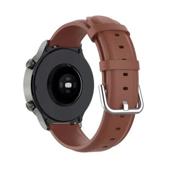Каишка за Samsung Galaxy Watch 4/5/Active 2, Huawei Watch GT 3 (42mm)/GT 3 Pro (43mm) - Каишка за часовник (W007PU) - Кафяв