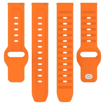 Каишка за Huawei Watch GT 2 (46 мм)/GT 2 Pro/GT 3 Pro (46 мм)/Ultimate, Xiaomi Watch S1 - Каишка за часовник (W050) - Оранжев