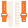 Каишка за Samsung Galaxy Watch 4/5/Active 2, Huawei Watch GT 3 (42mm)/GT 3 Pro (43mm) - Каишка за часовник (W050) - Оранжево бежово