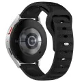 Каишка за Samsung Galaxy Watch 4/5/Active 2, Huawei Watch GT 3 (42mm)/GT 3 Pro (43mm) - Каишка за часовник (W050) - Черна