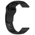 Каишка за Samsung Galaxy Watch 4/5/Active 2, Huawei Watch GT 3 (42mm)/GT 3 Pro (43mm) - Каишка за часовник (W050) - Черна