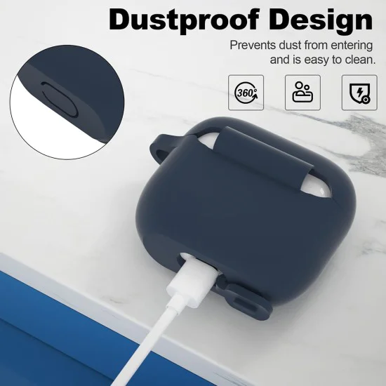 Калъф за Apple AirPods 3 - - Navy Blue