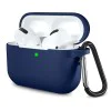 Калъф за AirPods Pro 1/2 - Силиконов Калъф - тъмносин