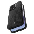 Калъф за iPhone 15 Pro - Spigen Enzo Enzo Aramid MagSafe - матово черен