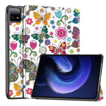 Калъф за Xiaomi Pad 6 / Pad 6 Pro - FoldPro - Butterfly