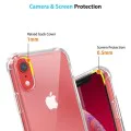 Калъф за iPhone XR - Удароустойчив Прозрачен Силиконов - Прозрачен