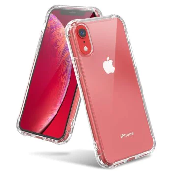 Калъф за iPhone XR - Удароустойчив Прозрачен Силиконов - Прозрачен