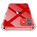 Калъф за iPhone 11 - Удароустойчив прозрачен силикон - прозрачен