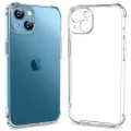 Калъф за iPhone 13 mini - Удароустойчив Прозрачен Силиконов - Прозрачен