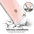 Калъф за iPhone 5/ iPhone 5s/ iPhone SE - Удароустойчив прозрачен силикон - прозрачен