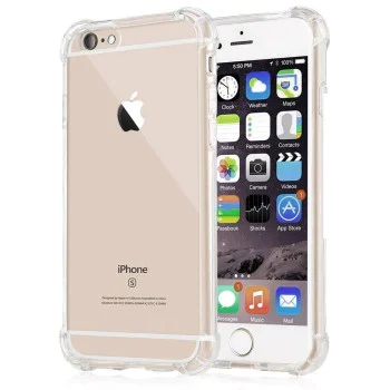 Калъф за iPhone 7 / iPhone 8 / iPhone SE 2, SE 2020 / iPhone SE 3, SE 2022 - Удароустойчив прозрачен прозрачен силикон - прозрачен