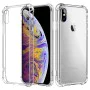 Калъф за iPhone XS Max - Удароустойчив Прозрачен Силиконов - Прозрачен