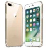 Калъф за iPhone 7 Plus / iPhone 8 Plus - Удароустойчив Прозрачен Силиконов - Прозрачен