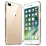 Калъф за iPhone 7 Plus / iPhone 8 Plus - Удароустойчив Прозрачен Силиконов - Прозрачен