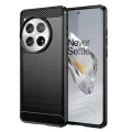 Калъф за OnePlus 12 - Carbon Silicone - Черен