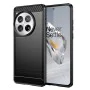 Калъф за OnePlus 12 - Carbon Silicone - Черен