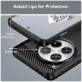 Калъф за OnePlus 12 - Carbon Silicone - Черен