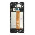 OLED дисплей със сензорен екран и рамка, съвместим с Samsung Galaxy A12 (SM-A125) - OEM (17016) - черен