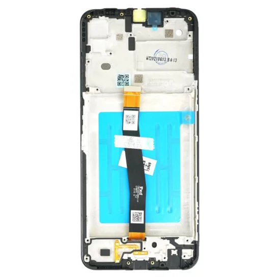 Екран с тъчскрийн и рамка, съвместим с Samsung Galaxy A22 5G (SM-A226) - Samsung (16137) - черен