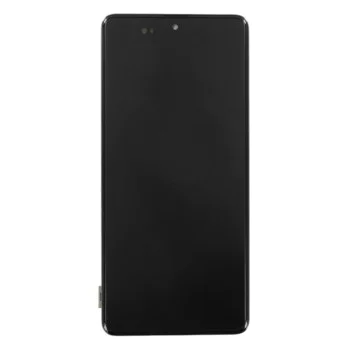Екран с тъчскрийн и рамка, съвместим с Samsung Galaxy A71 (SM-A715F) - Samsung (13613) - черен