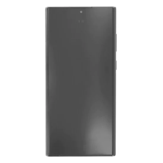 Екран с тъчскрийн и рамка, съвместим с Samsung Galaxy S22 Ultra 5G (SM-S908) - Samsung (17401) - черен