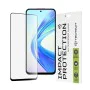 Протектор за Honor X7b / X7b 5G / 90 SMART - 111D Full Cover / Full Glue Glass - Черен