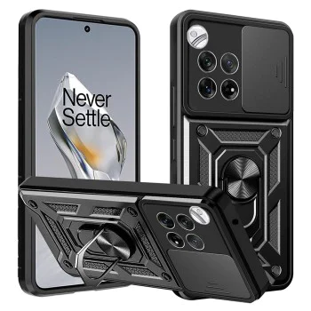 Калъф за OnePlus 12 - CamShield Series - черен