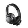 Bluetooth on-ear хибридна слушалка с активно шумопотискане - Anker (A3004G11) - черна