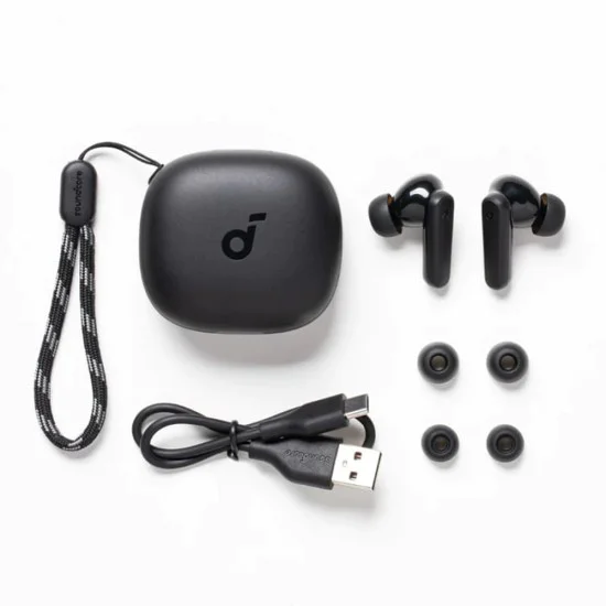 Безжични слушалки с екстра-бас - Anker R50i (A3949G21) - бели