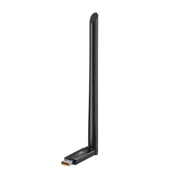 Wi-Fi адаптер 650Mbps, 2.4G/5G USB - Baseus FastJoy BS-OH173 BS-OH173 (B01317600111-02) - черен