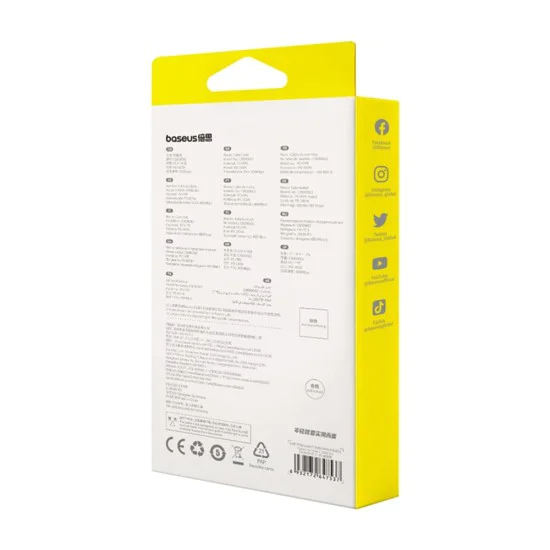 Кабел за дата Type-C към Type-C, 100W, 1m - Baseus Free2Draw Mini (P10364500111-00) - черен