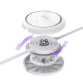 Кабел за дата тип C към тип C, 100 W, 1 m - Baseus Free2Draw Mini (P10364500211-00) - лунно бял