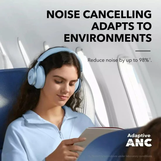 Слушалки Fara Fir Over-Ear - Anker SoundCore Space One (A3035G31) - сини
