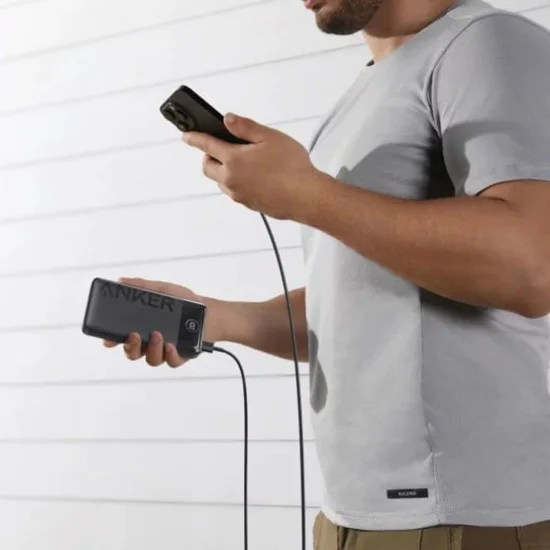 Външна USB батерия, Type-C, 20000mAh, 15W - Anker PowerCore 326 (A1367G11) - Черен