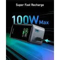 Външна батерия 2x USB-C, USB, 20000mAh, 200W - Anker Prime (A1336011) - Черна