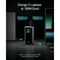 Външна батерия 2x USB-C, USB, 20000mAh, 200W - Anker Prime (A1336011) - Черна