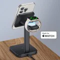 Зарядна станция MagSafe Apple с преносимо зарядно за часовник - ESR HaloLock - черно