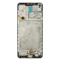 Екран с тъчскрийн и рамка, съвместим с Samsung Galaxy A21s (SM-A217F) - Samsung (14192) - черен
