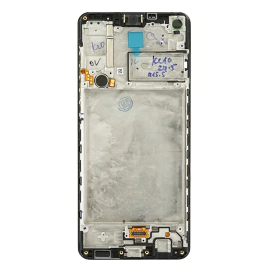 Екран с тъчскрийн и рамка, съвместим с Samsung Galaxy A21s (SM-A217F) - Samsung (14192) - черен