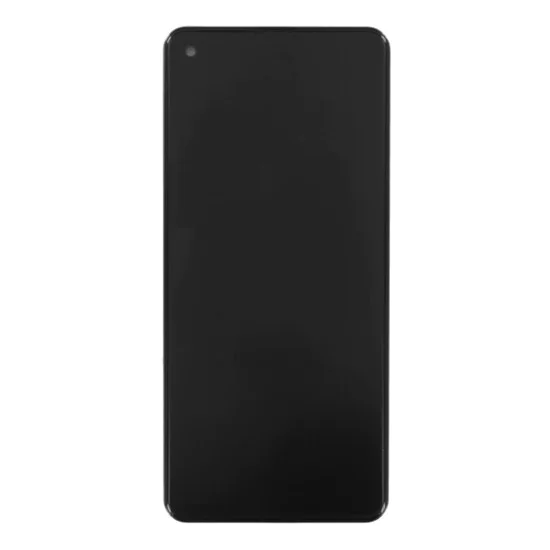 Екран с тъчскрийн и рамка, съвместим с Samsung Galaxy A21s (SM-A217F) - Samsung (14192) - черен