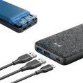 Външна батерия Type-C, 2x USB, 20000mAh - Anker PowerCore III (A1365G11) - Черен