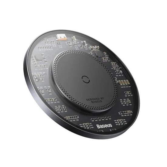 Безжично зарядно устройство, 15 W - Baseus (CCJJ050001) - черно