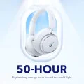 On-Ear Bluetooth 5.3, шумопотискане, USB-C слушалки - Anker Space Q45 (A3040G21) - бял
