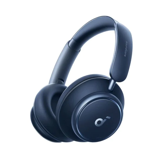 On-Ear Bluetooth 5.3, шумопотискане, USB-C слушалка - Anker Space Q45 (A3040G31) - син