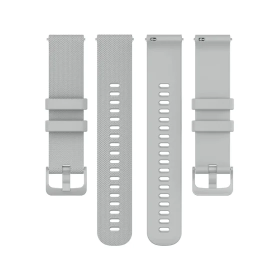 Каишка за часовник за Huawei Watch GT 2 (46 мм)/GT 2 Pro/GT 3 Pro (46 мм)/Ultimate, Xiaomi Watch S1 - Каишка за часовник 20 мм (W006) - Сив