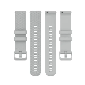 Каишка за Samsung Galaxy Watch 4/5/Active 2, Huawei Watch GT 3 (42mm)/GT 3 Pro (43mm) - Каишка за часовник 20mm (W006) - Сив