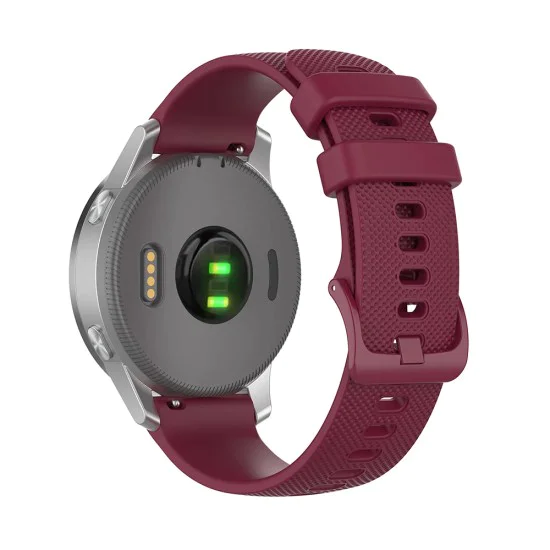 Каишка за Huawei Watch GT 2 (46mm)/GT 2 Pro/GT 3 Pro (46mm)/Ultimate, Xiaomi Watch S1 - Каишка за часовник 20mm (W006) - Бордо