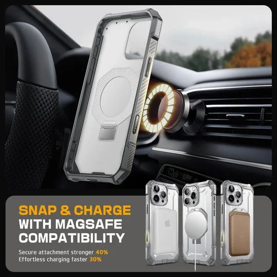 Калъф за iPhone 16 Pro - Supcase Unicorn Beetle Defender - Бял