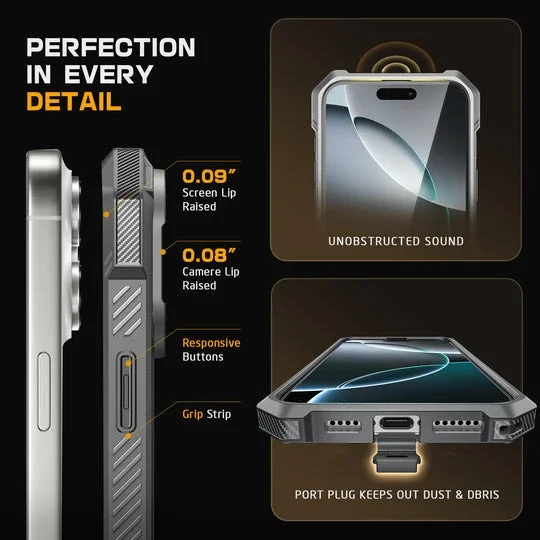 Калъф за iPhone 16 Pro - Supcase Unicorn Beetle Defender - Бял