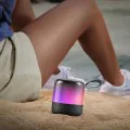 Преносим високоговорител 360°, 8W, IP67 - Anker SoundCore Glow Mini (A3136G11) - черен